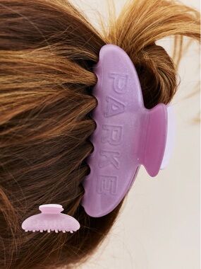 Parke Claw Clip Purple Sparkle